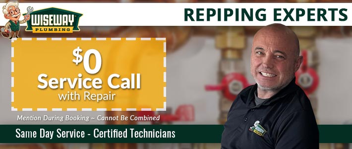 southern cal Repiping Wiseway Plumbing